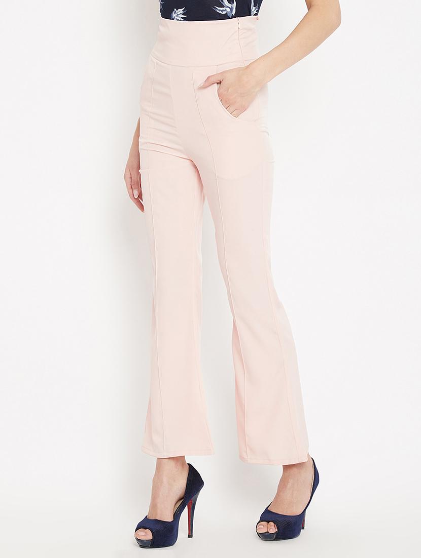 high rise flared hem trouser - 15613584 - Zoom Image - 2