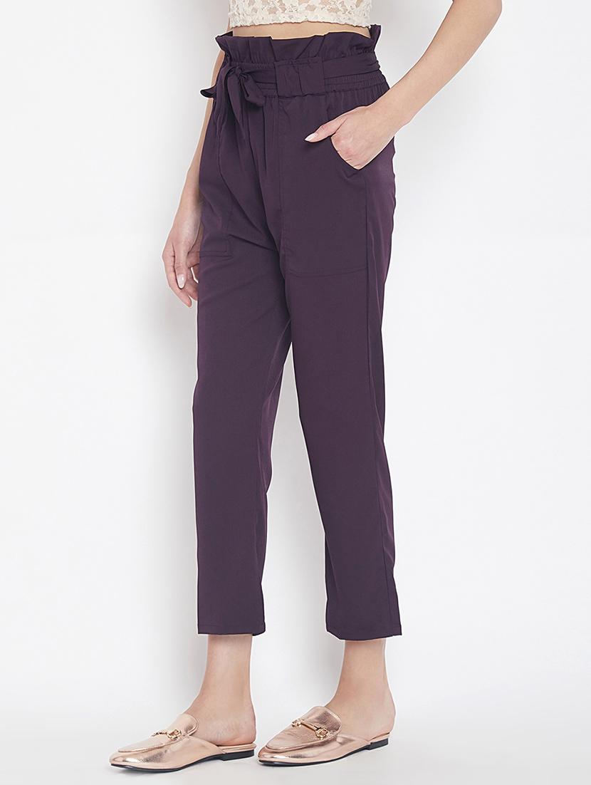 paperbag waist crop pant - 15613588 - Zoom Image - 2