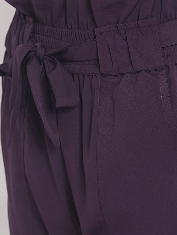 paperbag waist crop pant - 15613588 - Zoom Image - 5