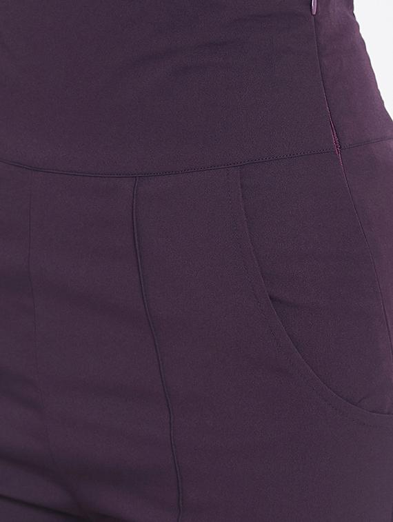 high waist flared hem trouser - 15613614 - Zoom Image - 5