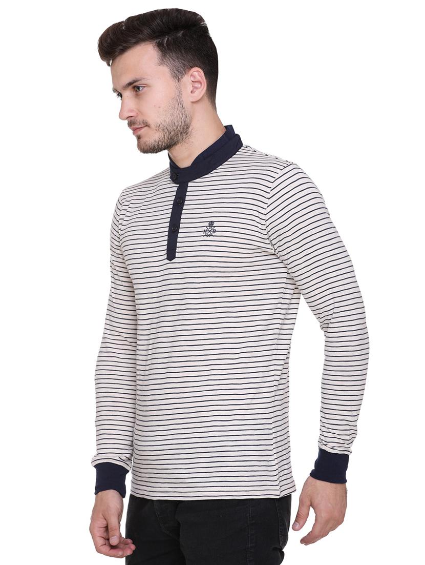 white cotton blend t-shirt - 15614309 - Zoom Image - 2