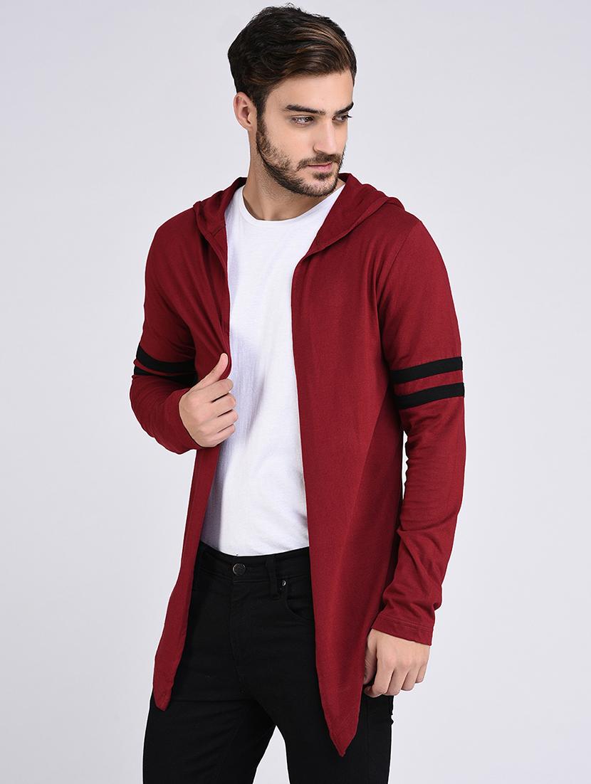 red cotton shrug - 15614751 - Zoom Image - 2