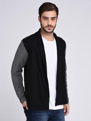 black cotton shrug - 15614758 - Standard Image - 2