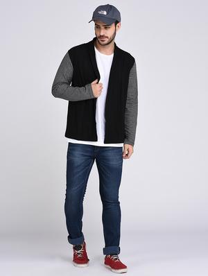 black cotton shrug - 15614758 - Standard Image - 5