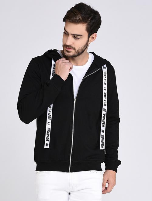 black fleece sweatshirt - 15614760 - Standard Image - 1