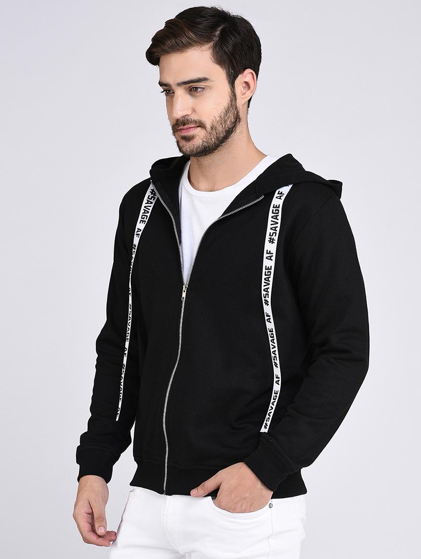 black fleece sweatshirt - 15614760 - Zoom Image - 2