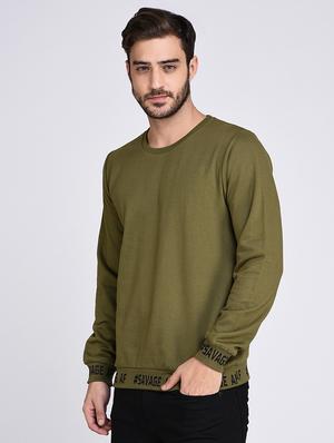 green fleece sweatshirt - 15614763 - Standard Image - 2