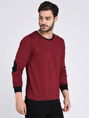 maroon cotton sweatshirt - 15614772 - Standard Image - 2