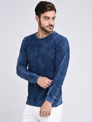 blue cotton sweatshirt - 15614773 - Standard Image - 2