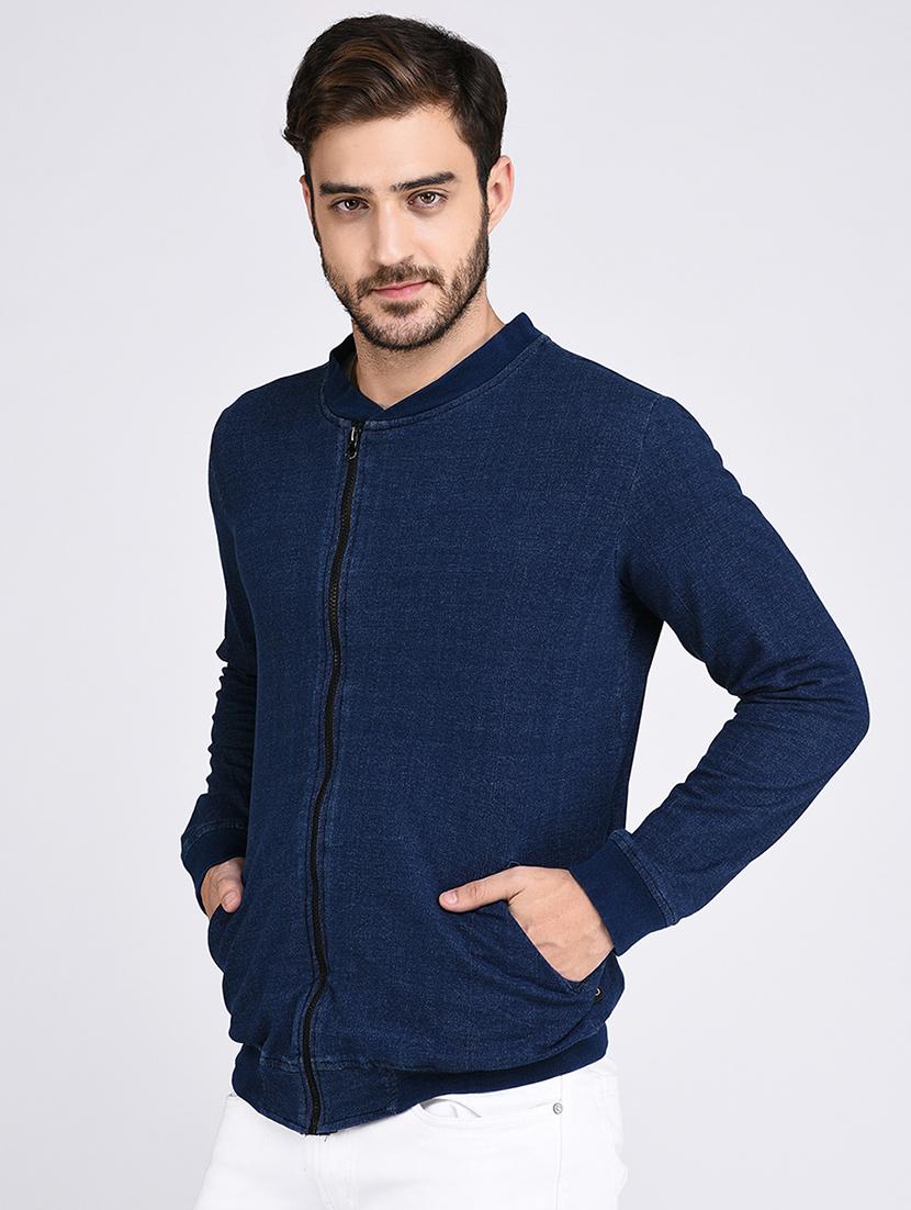 blue cotton sweatshirt - 15614774 - Zoom Image - 2
