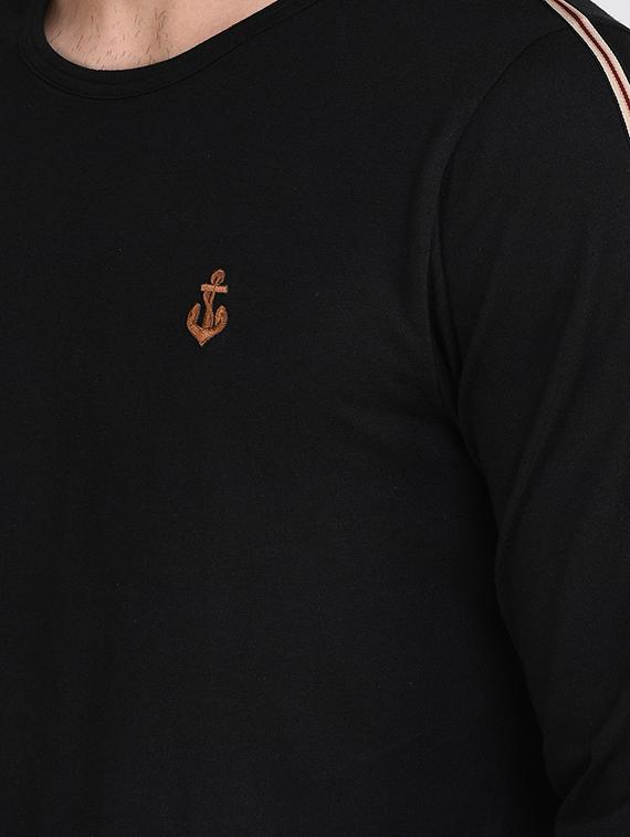 black cotton t-shirt - 15614796 - Zoom Image - 5