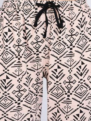 aztec print nightwear pajama set - 15614812 - Standard Image - 5