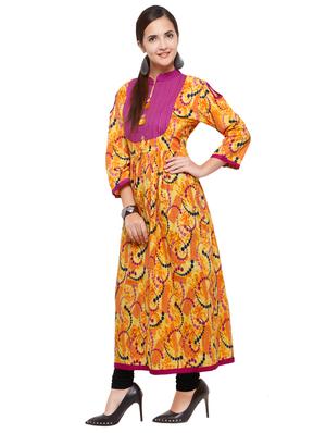 Flared printed kurta - 15614833 - Standard Image - 2