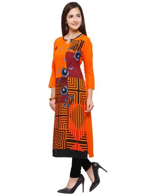 Printed straight kurta - 15614851 - Standard Image - 2