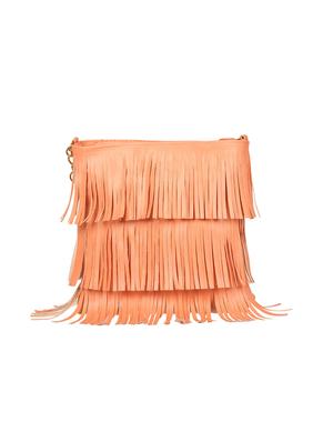 orange leatherette (pu) regular sling bag - 15615259 - Standard Image - 2