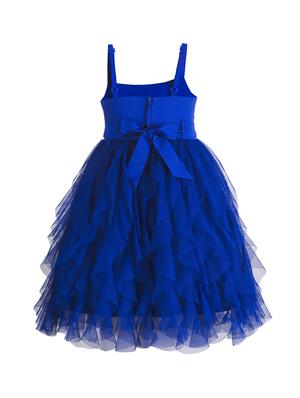 blue net frock - 15615260 - Standard Image - 2