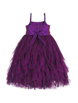 purple net frock - 15615261 - Standard Image - 2