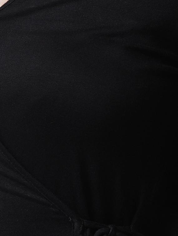 knot detail front overlap dress - 15615403 - Zoom Image - 5