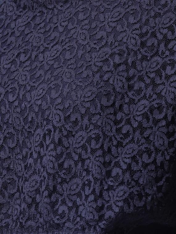 v neck lace overlay maxi dress - 15615417 - Zoom Image - 5