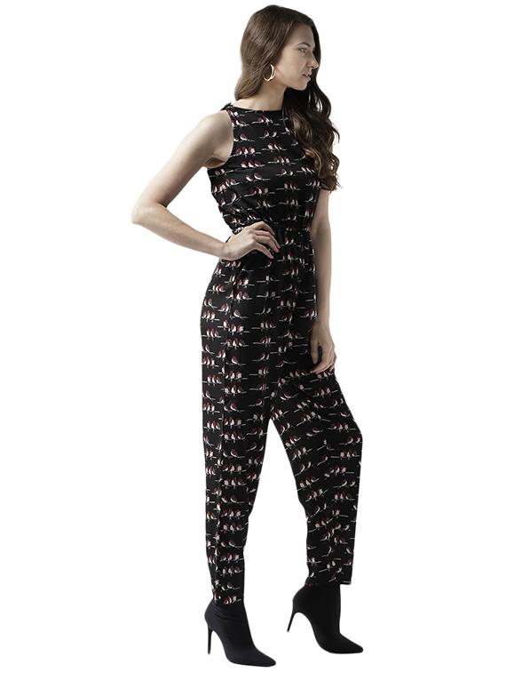 elasticated waist full length jumpsuit - 15615420 - Zoom Image - 2