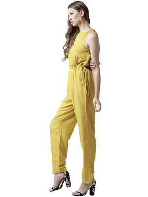 elasticated waist full length jumpsuit - 15615421 - Standard Image - 2