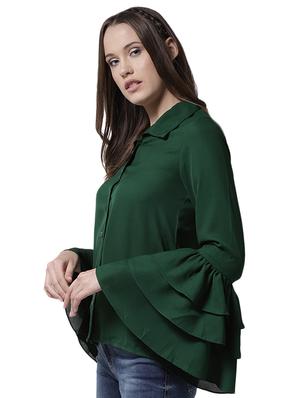 layered bell sleeved shirt - 15615425 - Standard Image - 2