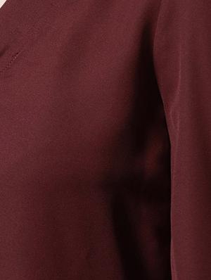 gather detail tie up neck top - 15615428 - Standard Image - 5