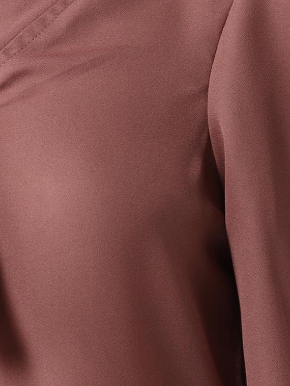 gather detail tie up neck top - 15615430 - Zoom Image - 5