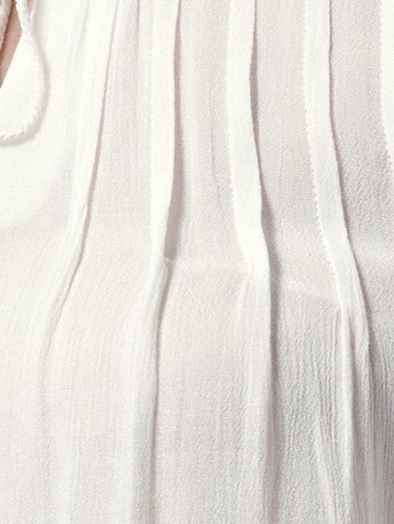 lace yoke pintuck detail top - 15615436 - Zoom Image - 5