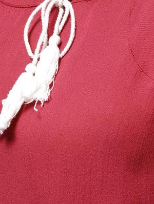 fringed lace detail top - 15615448 - Standard Image - 5