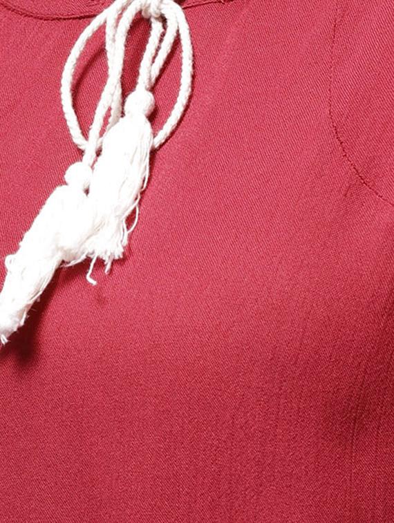 fringed lace detail top - 15615448 - Zoom Image - 5