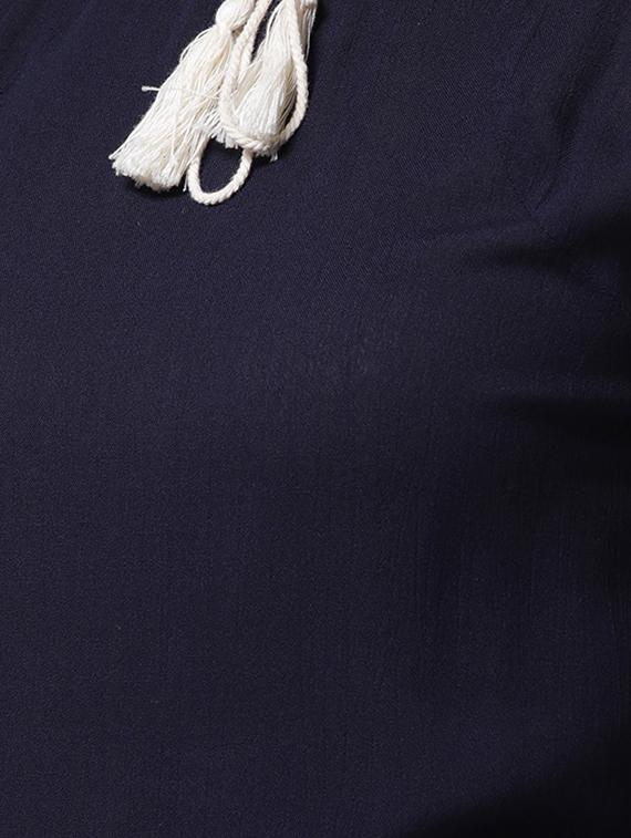 fringed lace detail top - 15615449 - Zoom Image - 5