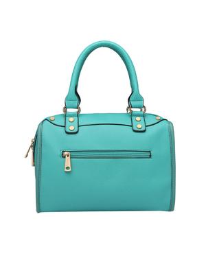 blue leatherette (pu) regular handbag - 15615500 - Standard Image - 2