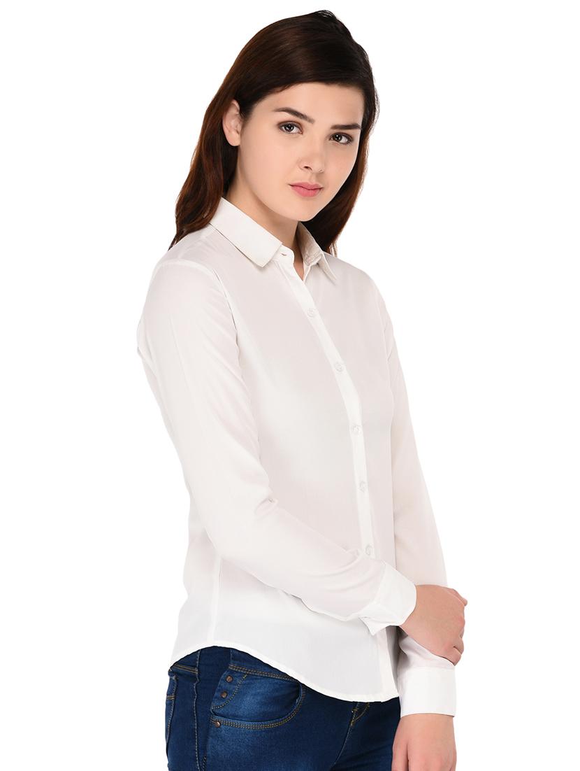 long sleeved solid shirt - 15615505 - Zoom Image - 2