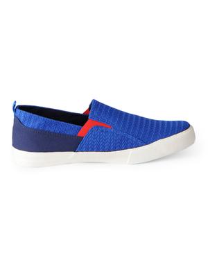 blue Fabric casual slip ons - 15615690 - Standard Image - 2