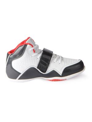 white leatherette lace up sport shoes - 15616060 - Standard Image - 2