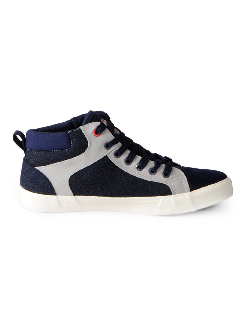 blue Canvas lace up sneakers - 15616078 - Zoom Image - 2