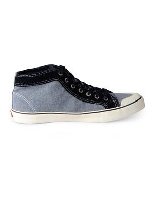 blue Canvas lace up sneakers - 15616081 - Standard Image - 2