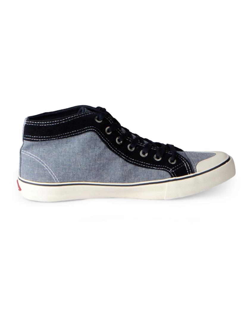 blue Canvas lace up sneakers - 15616081 - Zoom Image - 2