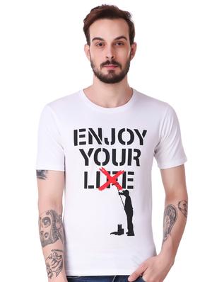 white cotton combos t-shirt - 15616127 - Standard Image - 2