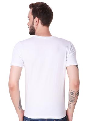 white cotton combos t-shirt - 15616127 - Standard Image - 5