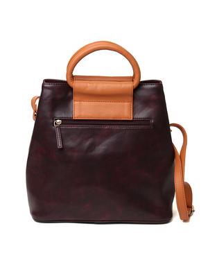 wine leatherette (pu) regular sling bag - 15616332 - Standard Image - 2