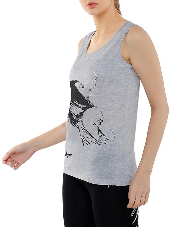 graphic print tank tee - 15616337 - Zoom Image - 2