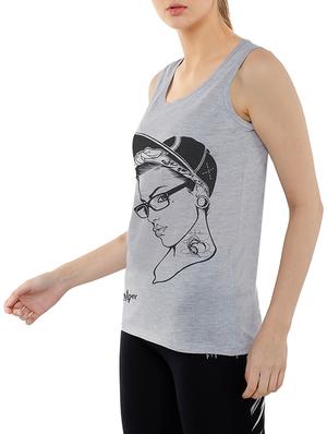 graphic print tank tee - 15616338 - Standard Image - 2