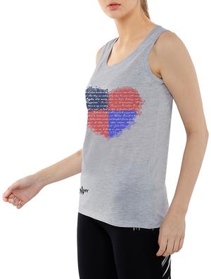 graphic print tank tee - 15616341 - Standard Image - 2