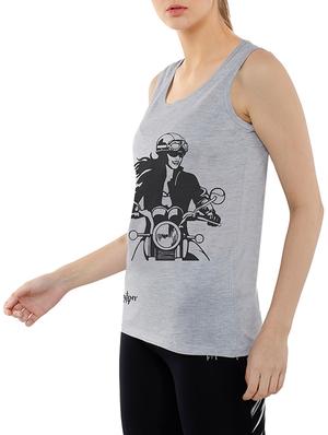 graphic print tank tee - 15616343 - Standard Image - 2