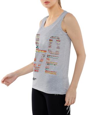 graphic print tank tee - 15616346 - Standard Image - 2