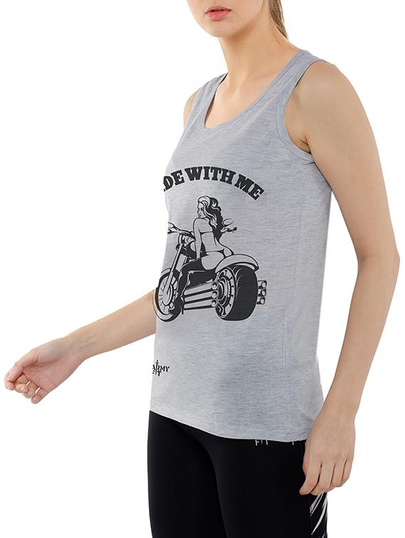 graphic print tank tee - 15616347 - Zoom Image - 2