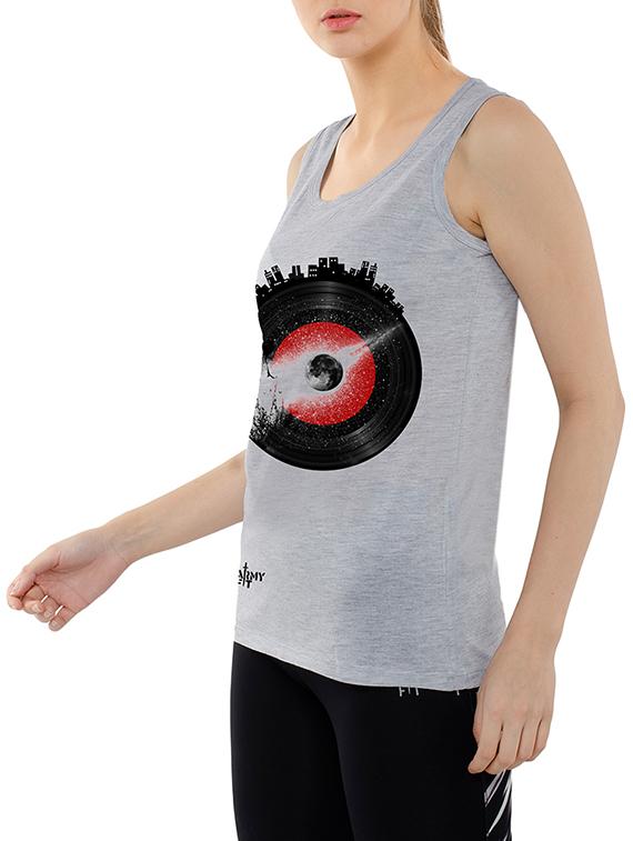 graphic print tank tee - 15616348 - Zoom Image - 2