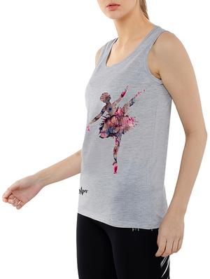 graphic print tank tee - 15616349 - Standard Image - 2